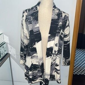 NEIMAN MARCUS 100 percent CASHMERE CARDIGAN WRAP SWEATER size LARGE